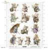 Papel de arroz para decoupage R2790